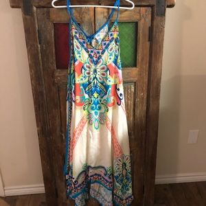 Flying Tomatoe- Midi-Dress Bright and Flowy